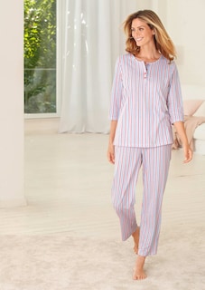 Raidalliset pyjamahousut thumbnail 1