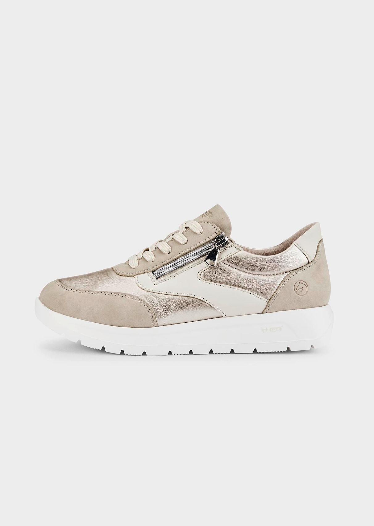 Sneaker in Matt/Glanz-Optik