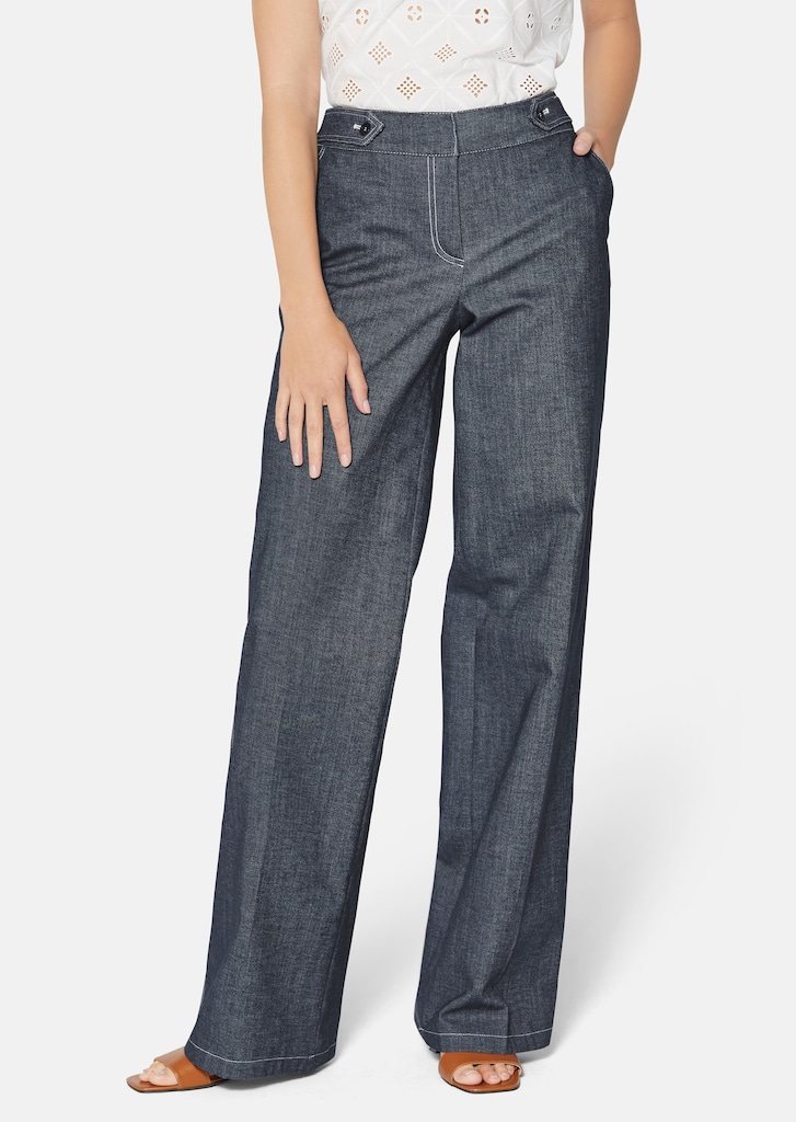 TALBOT RUNHOF X MADELEINE Weite Hose im Jeans-Look