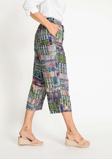 Kuviolliset VERA-housut 100 % viskoosia thumbnail 7