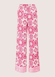 Weite Sommerhose mit Unikat-Print thumbnail 7