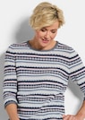 Jacquard-Pullover in Ringel-Optik thumbnail 4