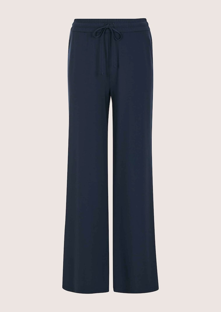 Pantalon en jersey à jambes larges