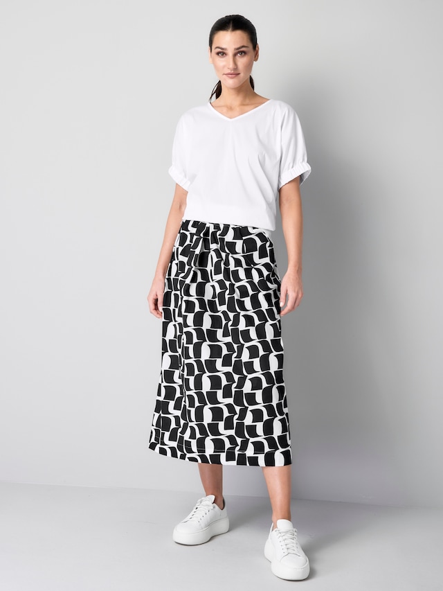 Bluse mit breitem Bündchen am Ärmel 1