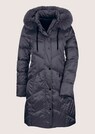Lange Kapuzen-Jacke mit Webpelz thumbnail 6