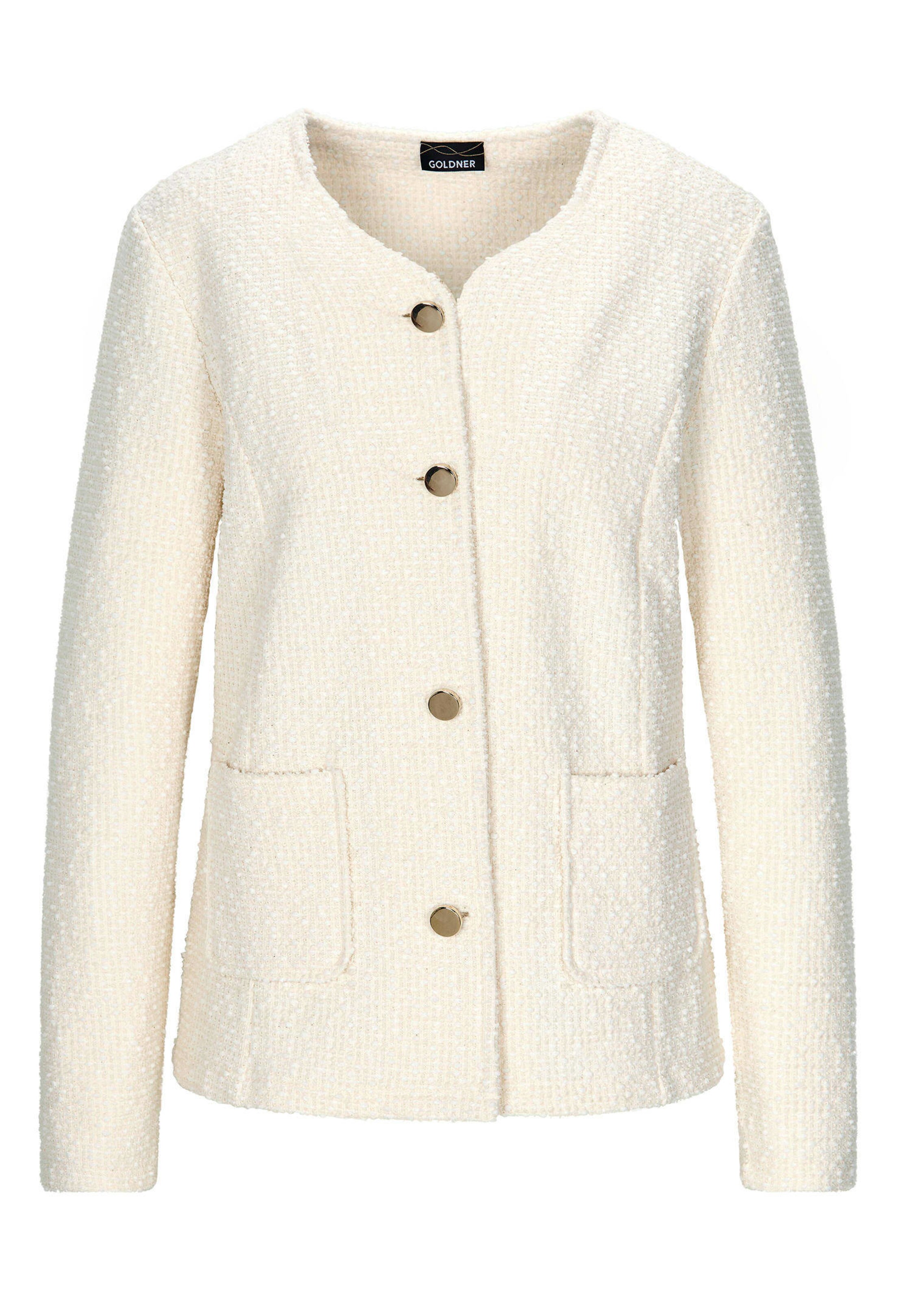 Edler Blazer in Bouclé-Optik