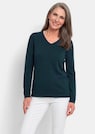 Pullover met een V-hals van COTTAMIRA thumbnail 1