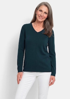 Pullover met een V-hals van COTTAMIRA thumbnail 1