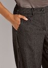 Nadelstreifen-Hose mit weitem Bein thumbnail 5
