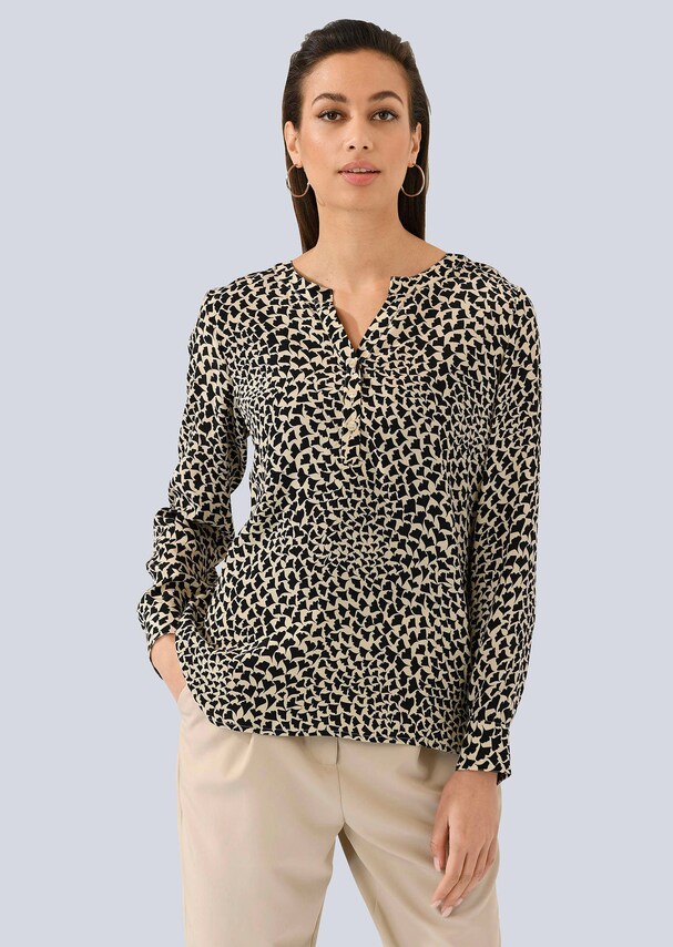 Blusenshirt im Allover Print