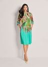 Tropenprint-Kleid mit 3/4-Ärmeln thumbnail 2