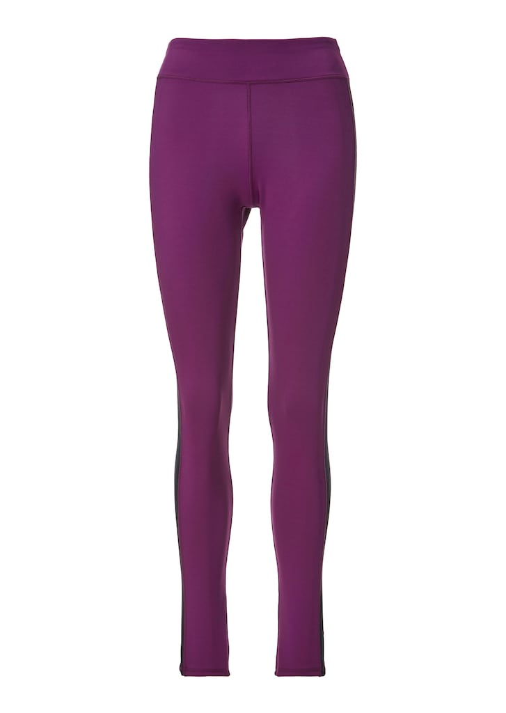 Leggings with contrasting inserts