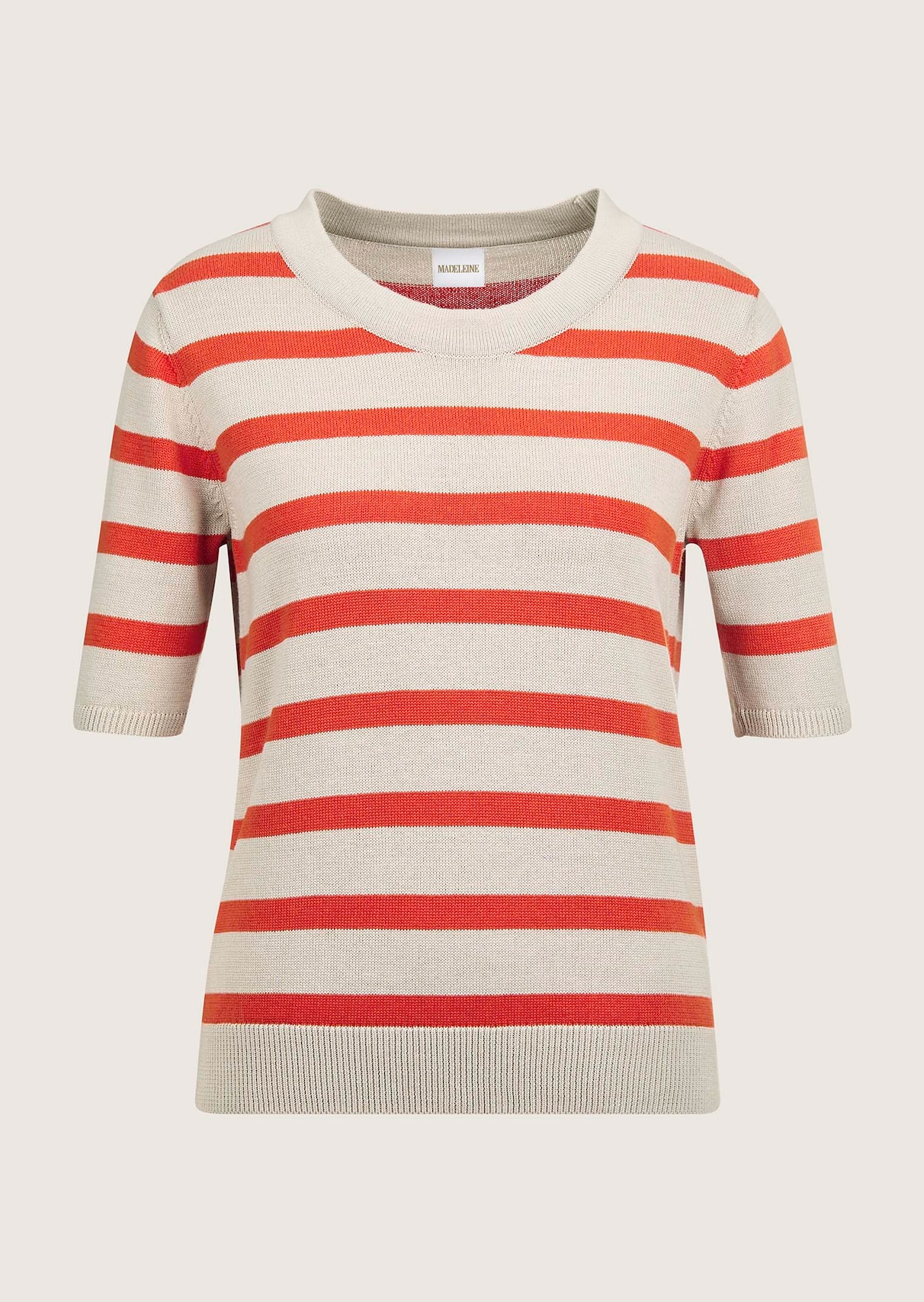 Streifen-Pullover aus Baumwolle