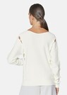 Knitted jumper with cut-outs and V-neckline thumbnail 3