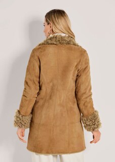 Manteau. Agneau retourné naturel thumbnail 3