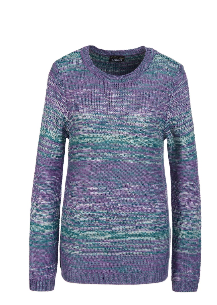 Multicolour pullover met verfrissend kleurverloop