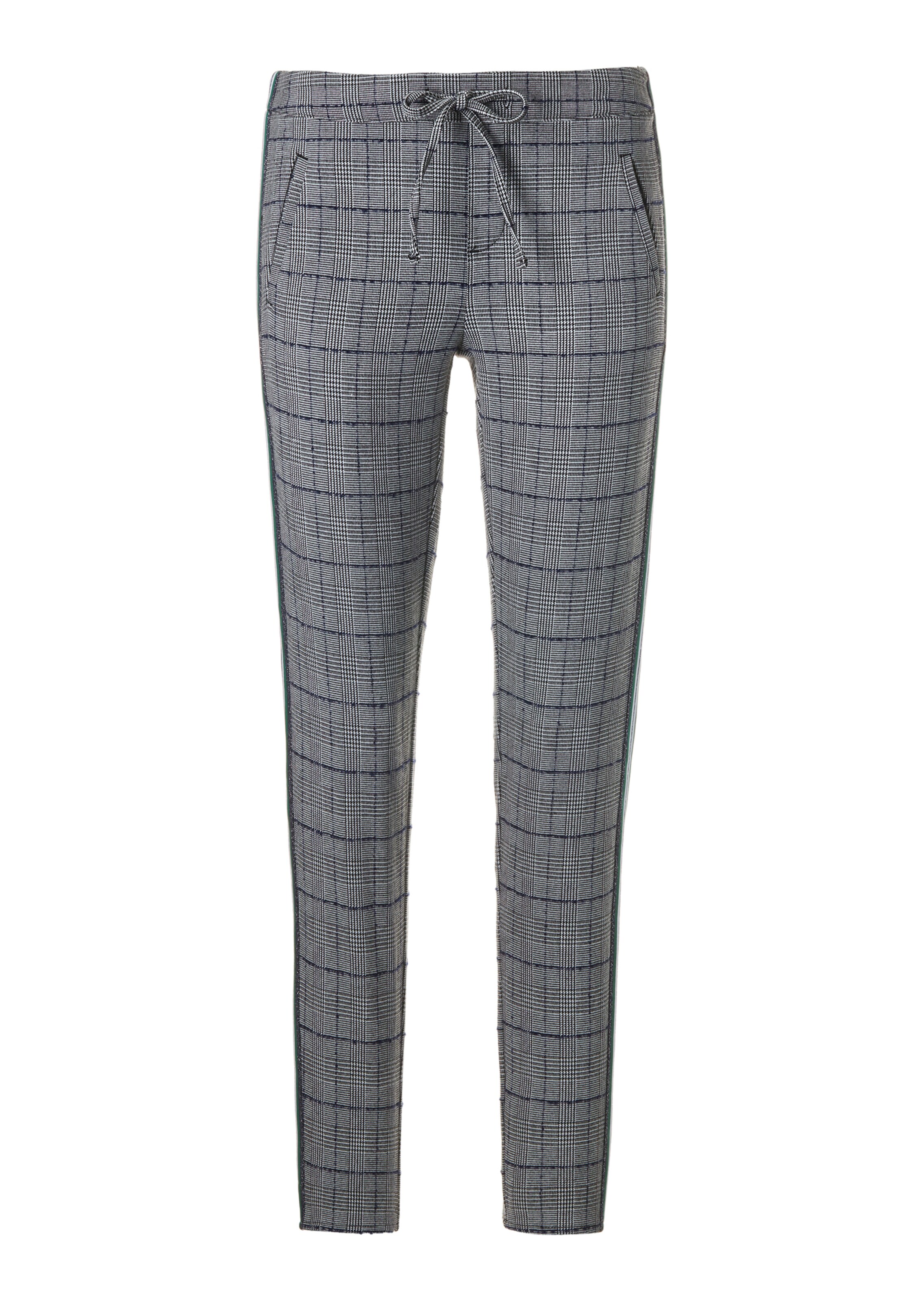 Glencheckhose im Jogg-Pants-Stil