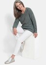 Tricot pullover met naadloze V-hals thumbnail 4