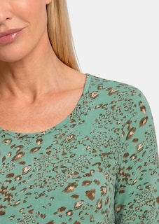 Viskoseshirt im Leo Look thumbnail 5