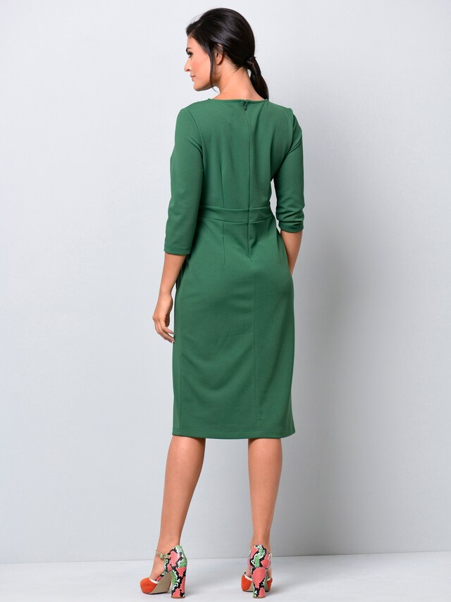 Jerseykleid mit Gehschlitz 1