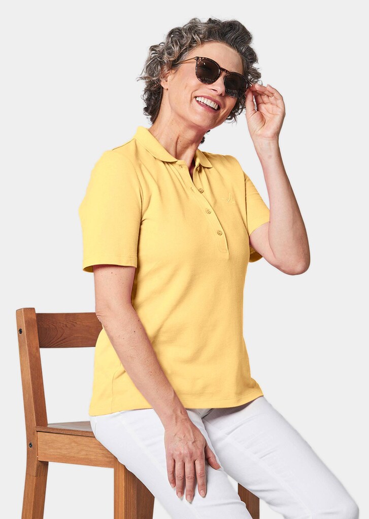 Poloshirt van eersteklas piquéstof
