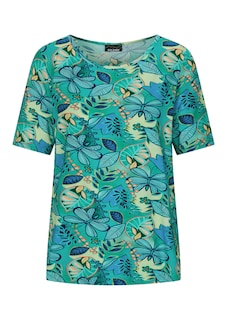 Jersey-Shirt mit U-Boot-Ausschnitt thumbnail 6