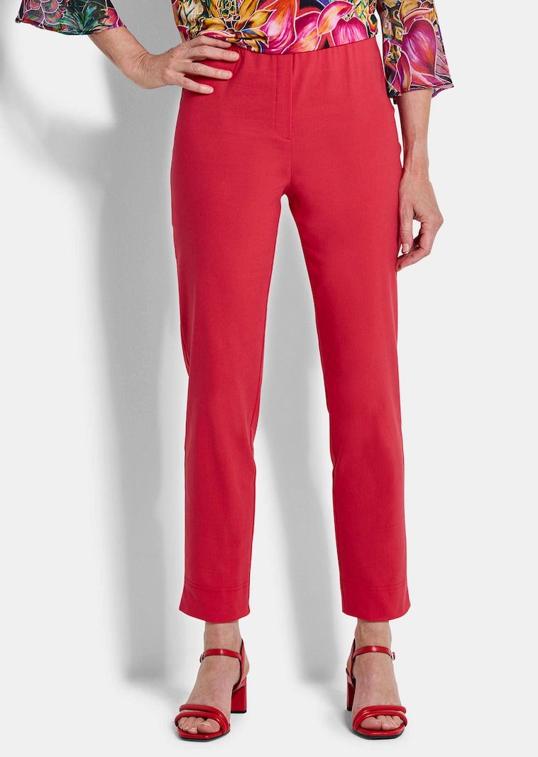 Pantalon 7/8 LOUISA en bengaline, avec taille élastique