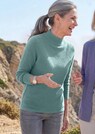 Fijn gebreide tricot pullover met opstaande kraag thumbnail 7