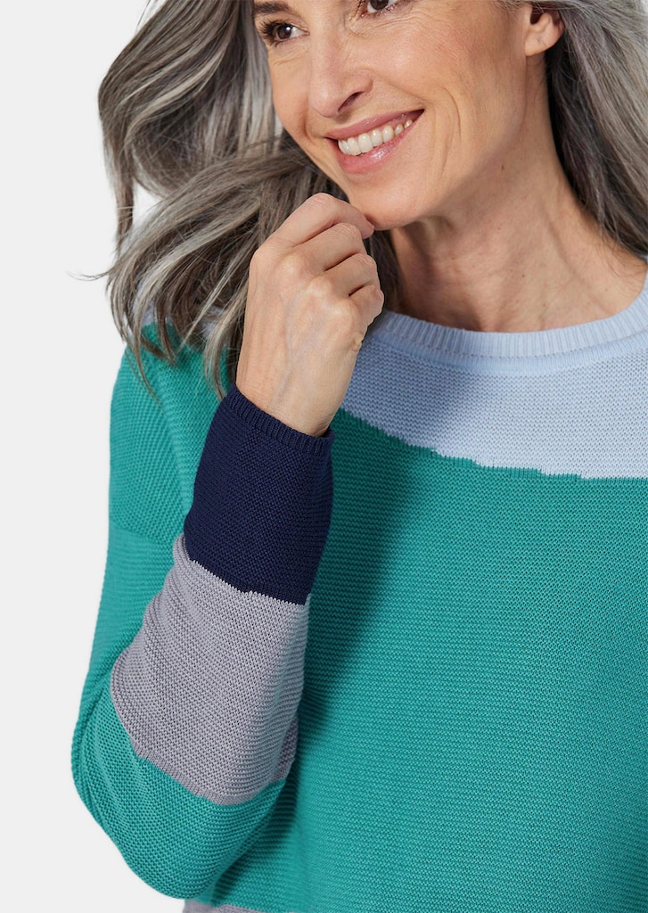 Strickpullover mit Blockstrick 4