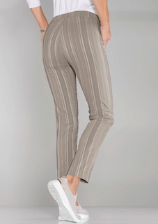Pantalon structuré en tissu élastique thumbnail 7