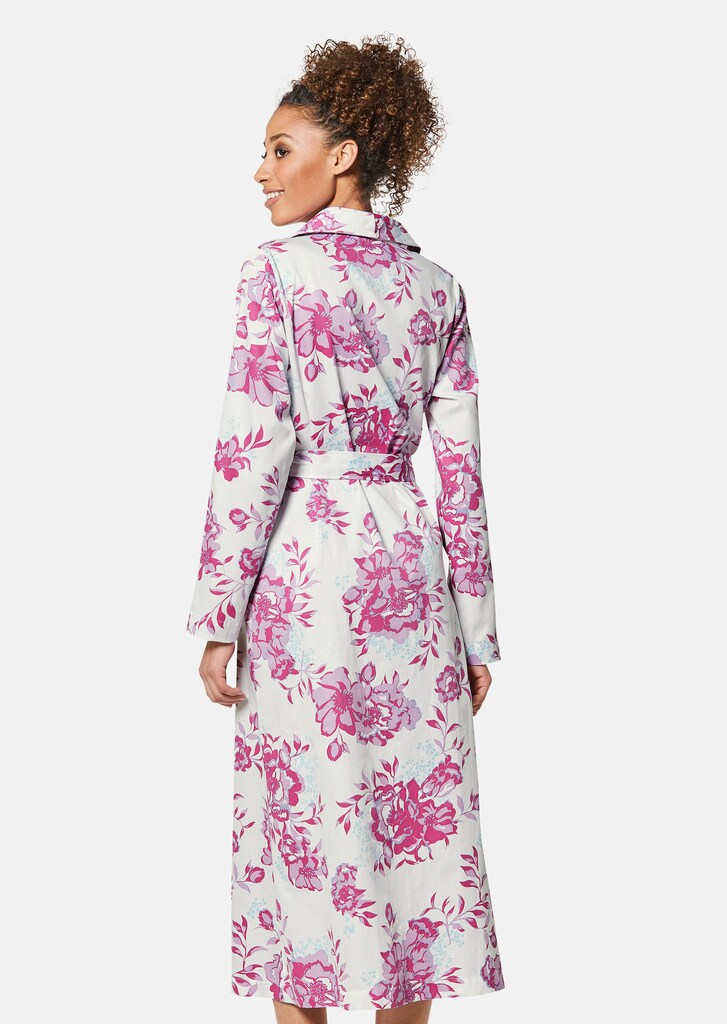 Dressing gown with floral print 2