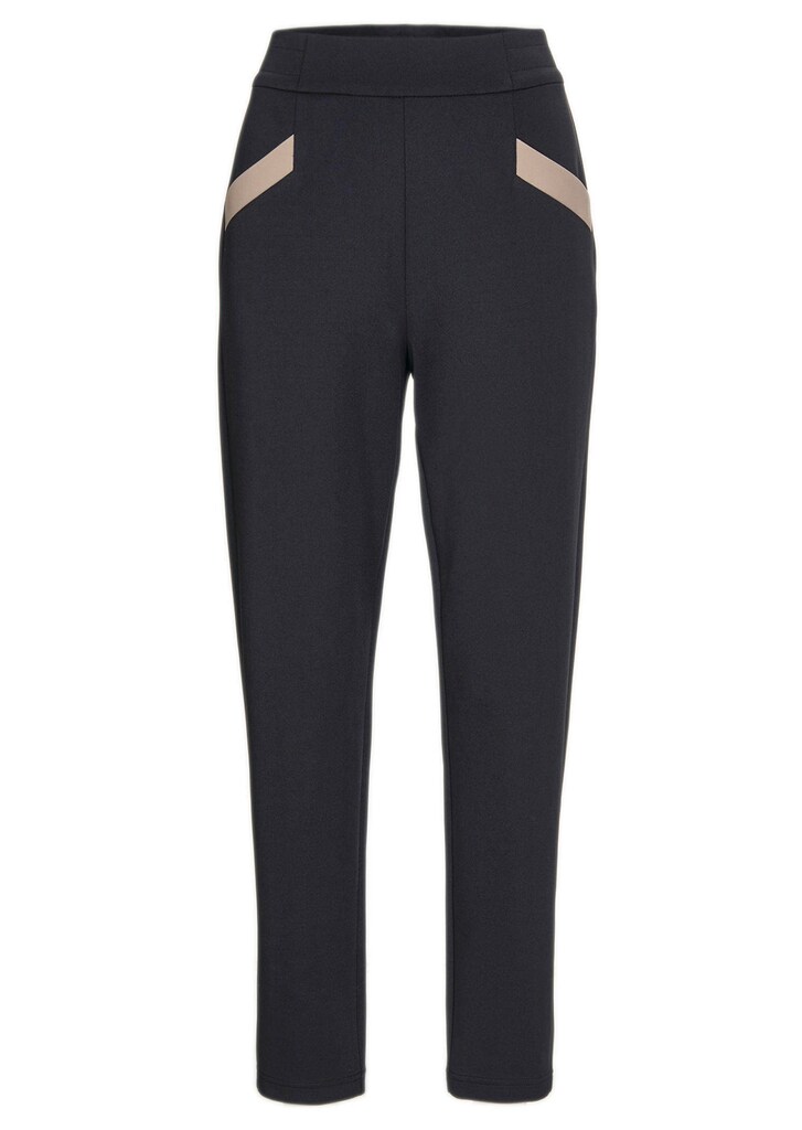 Bequeme Freizeithose mit Schlupfbund und Taschen
