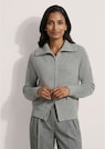 Tricot jasje in blousonstijl met 2-wegritssluiting thumbnail 1