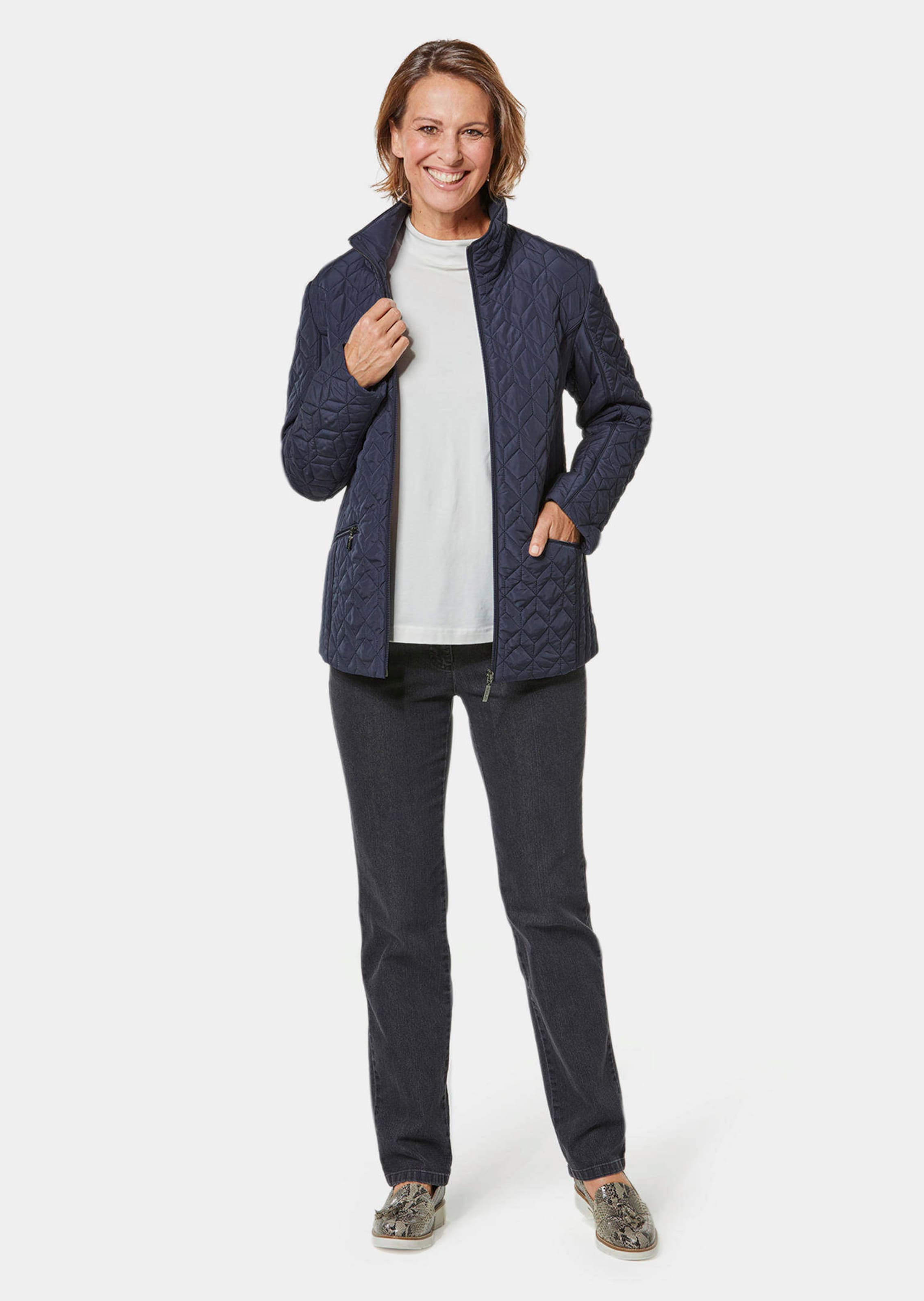 Veste matelassée légèrement ouatinée - bleu / marine - Gr. 23 de Goldner Fashion