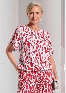 Elegante blouse met speciale kapmouwtjes thumbnail 7