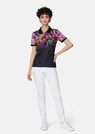 Classic polo shirt with floral accents thumbnail 2