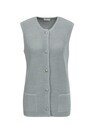 Goed in model blijvend tricot vest met mooie knopen thumbnail 6