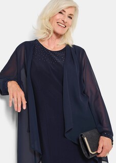 Robe avec veste en mousseline thumbnail 4