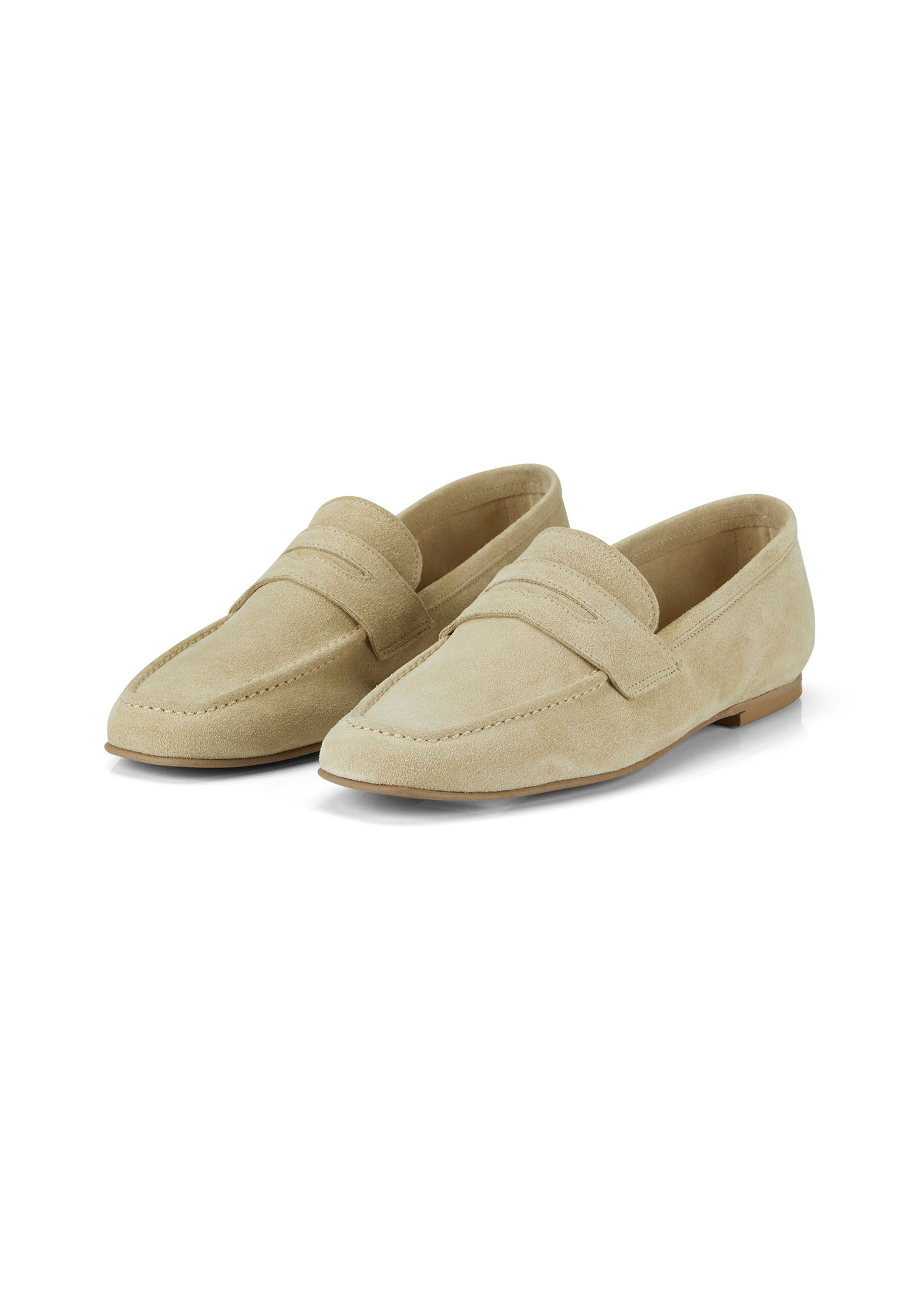 Mokassins aus Veloursleder