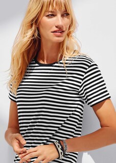 Ringelshirt mit LENZING™ ECOVERO™ Viskose thumbnail 7