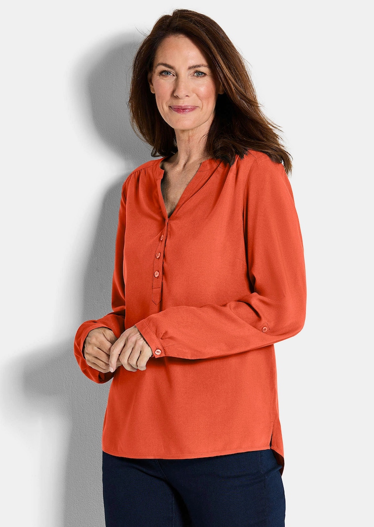 Bluse aus reiner Viskose