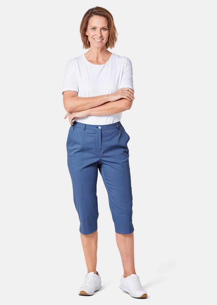 Sportive Capri-Hose aus trageangenehmen Satin