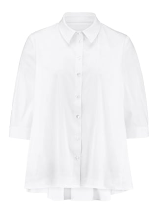 wit Elegante blouse van comfortabele stof