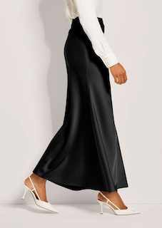 Long satin skirt thumbnail 4