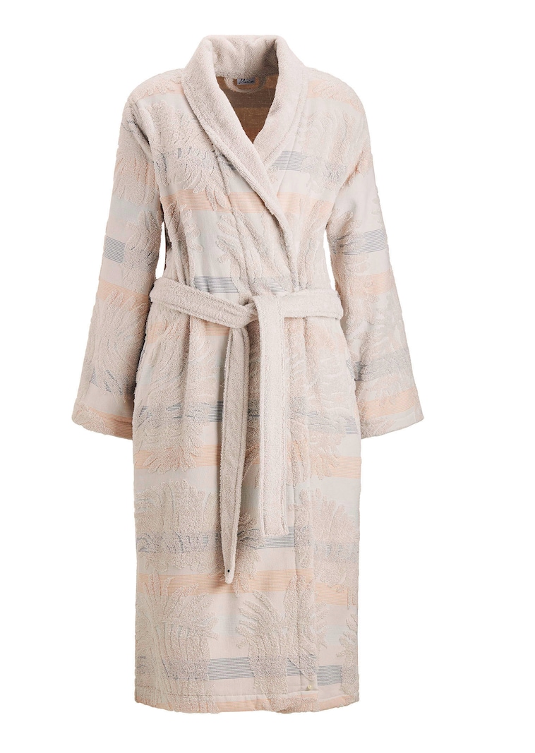 Saalikauluksinen froteekotitakki