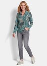 Sweatshirt met aquarelprint en glanseffect thumbnail 2