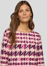 T-shirt en jersey avec motif pied-de-poule et carreaux thumbnail 5