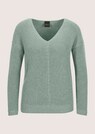 Langarm-Pullover mit V-Ausschnitt thumbnail 6