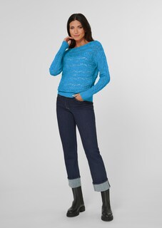 Strickpullover mit Zopfmuster thumbnail 2