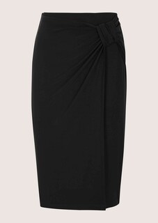 Pencil skirt with wrap effect thumbnail 6
